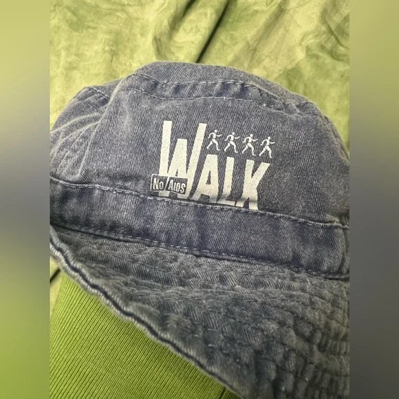 Denim HIV/AIDS Walk Bucket Hat - Picture 2 of 5